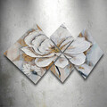 Set 4 tablouri decorative, 4MDF1224363400, MDF, Imprimat UV, Multicolor