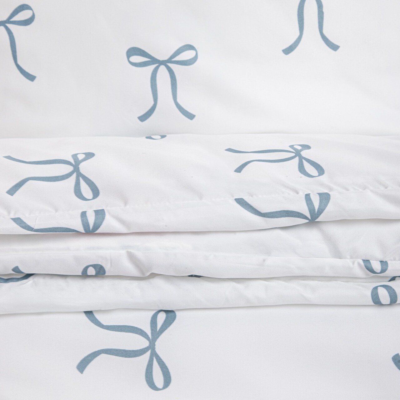 Lenjerie de pat King Size, EC Vivienne, Homla, 200x220 cm, 3 piese, microfibra din poliester, alb/albastru — imaginea 2