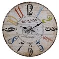 Ceas de perete Bike, InArt, Ø34 cm, fier, multicolor