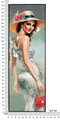 Tablou decorativ Elegant -H, Mauro Ferretti, 52x152 cm, lemn de pin/canvas pictat si lacuit, multicolor