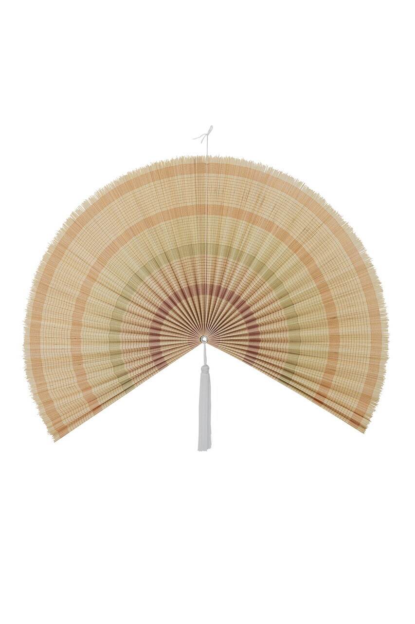 Decoratiune de perete, Bloomingville, Jaime, 160x110 cm, bambus, galben