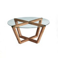 Masuta de cafea, Neostill, Lotus, 75x35x75 cm, Lemn