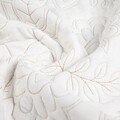 Cuvertura de pat Cludo, Homla, 200x220 cm, microfibra, alb