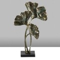 Decoratiune, Three Leaf, 30x12x48 cm, Poliester, Multicolor
