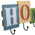 Cuier Home Multicolor, Creaciones Meng. 36x3.5x16cm, lemn de brad