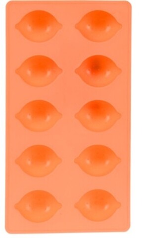 Forme pentru gheata Orange, 19.5×10.5×1.5 cm, silicon, portocaliu