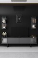 Set mobilier living, Bexley, Chrome Line Set, PAL, Antracit / Negru