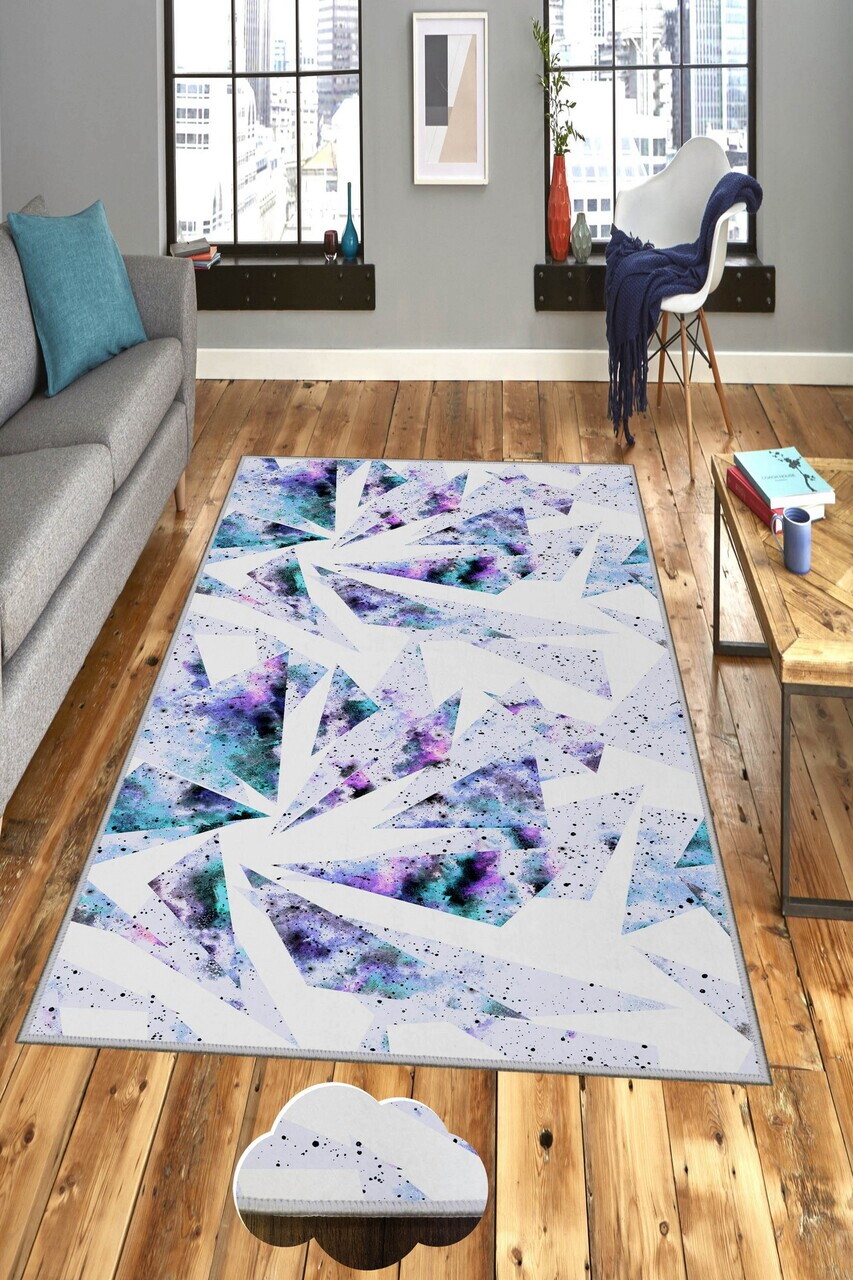 Covor Hmnt103 160x230 cm Poliester Multicolor