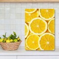 Tocător de sticlă, Hermia, 400FLR1396, Curățare ușoară, Multicolor