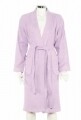 Halat de baie dama, 100% bumbac, Hobby, Smar Liliac