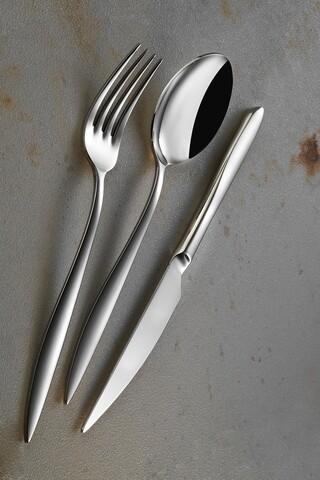 Set tacamuri, 84 piese, kutahya porselen, ckbromeo84sd, inox