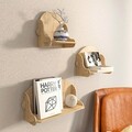 Raft de perete, Zena Home, Silya, 24.8x25x15 cm, PAL, Stejar