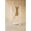 Suport pentru haine, Brabantia, Linn Large, 99.5x57x190 cm, otel, alb