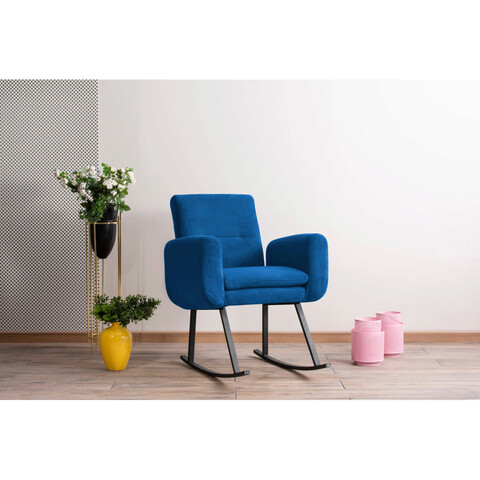 Balansoar, futon, 859ftn1745, metal, albastru