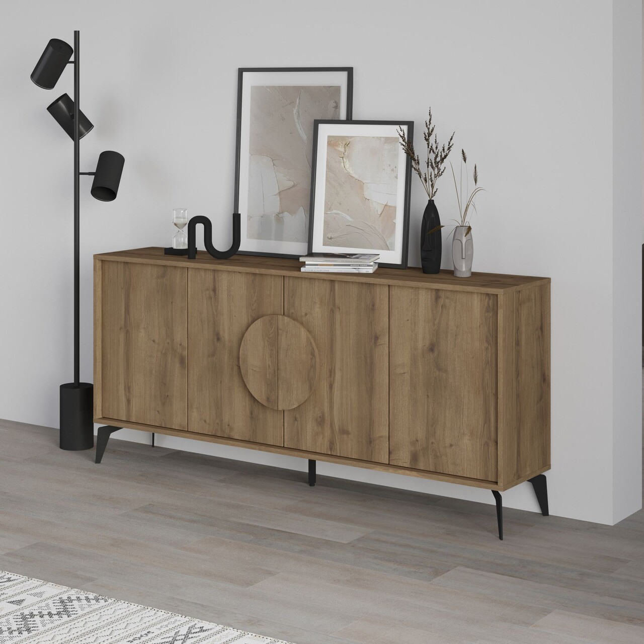Consola, Hanah Home, Gora 180, 180x82x35.6 cm, Maro - view 2