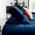 Coltar extensibil dreapta 3 locuri ELTAP, RT-40VE, Grayson, 278x205x92 cm, lemn/poliester, albastru inchis
