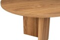 Masuta de cafea, Nordure, Oval, 120x60x40 cm, MDF , Maro