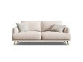 Canapea 2 locuri, Naomi, Micadoni Home, 170x95x75 cm, tesatura structurata, bej