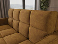 Canapea extensibila 3 locuri ELTAP, Deverio, 154x103x83 cm, lemn/poliester, mustar