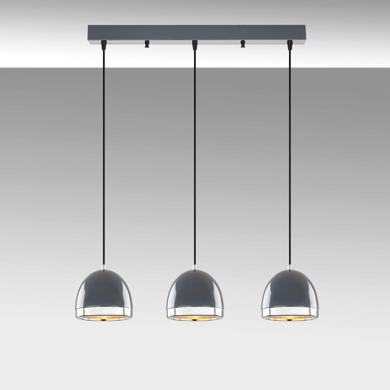 Lustra, Fulgor, 942FLG1484, Metal, Antracit - 2 | YEO