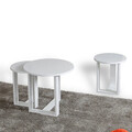 Set masute 3 piese, Comforty, Mira, Alb