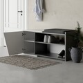 Pantofar, Decortie, Fiona Bench, PAL, Antracit/Alb