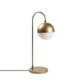 Lampa de masa, Horn - 12202, Fulgor, 18 x 25 x 53 cm, 1 x E14, 40W, auriu