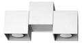 Lampa de tavan Lampex, Kraft 2B White, GU10, 40W