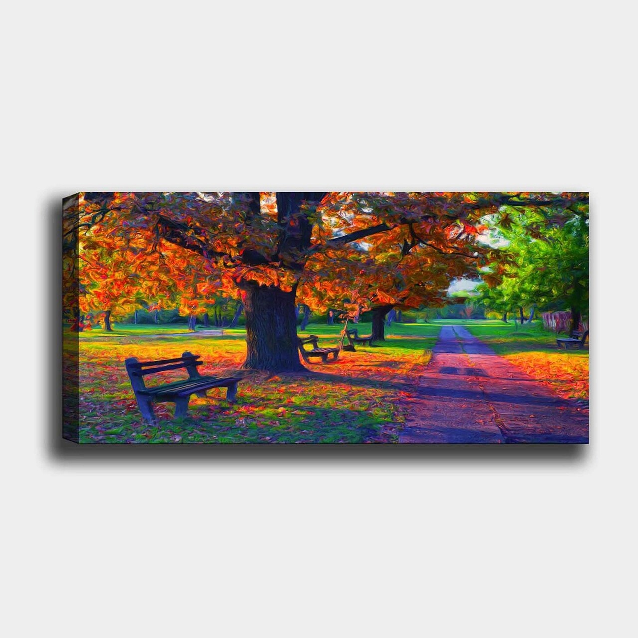 Tablou decorativ, YTY87398195_50120, Cadru: 100% LEMN (grosime: 3 cm), Multicolor - view 2