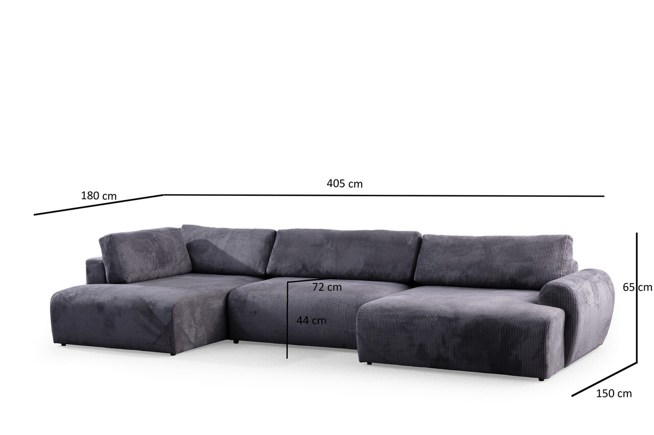 Coltar, Atelier del Sofa, 560ARE1243, Cadru: Lemn de fag/PAL, Antracit