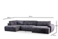 Coltar, Atelier del Sofa, 560ARE1243, Cadru: Lemn de fag/PAL, Antracit