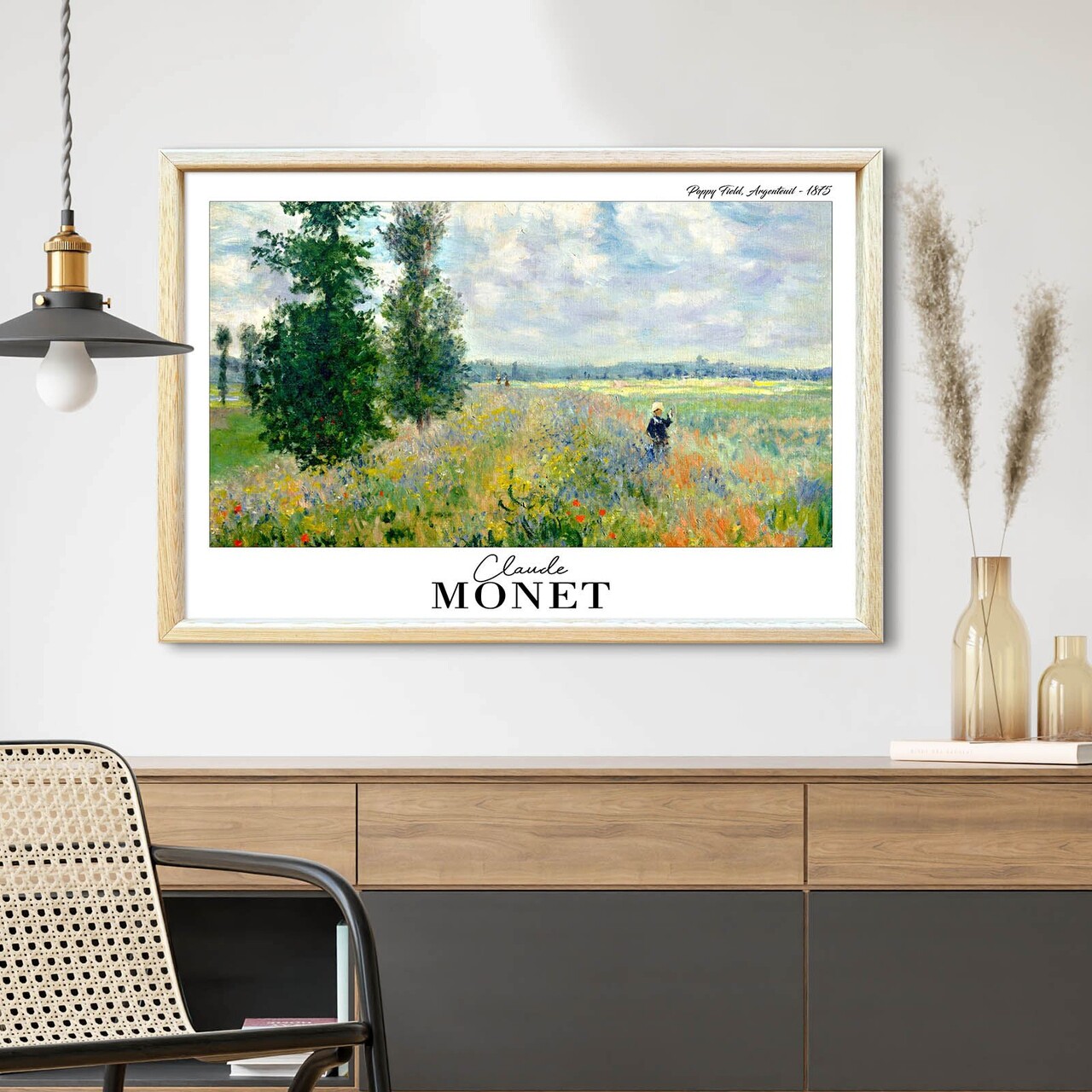Tablou decorativ 4262AHSMONET-021 Fundal: 100% MDF (Grosime: 27 mm) Multicolor
