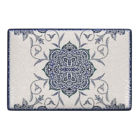 Platou pentru servire Rosetta, La Mediterranea, 30x20x2.5 cm, portelan