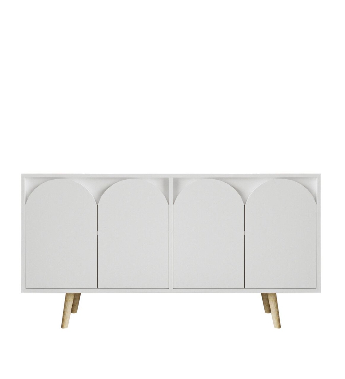 Consola, Hanah Home, Venezia 150, 150x80x45 cm, PAL, Alb - view 4