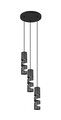 Lustra Stream, TRIO, 30x150 cm, 10W, 3x GU10, metal, negru mat