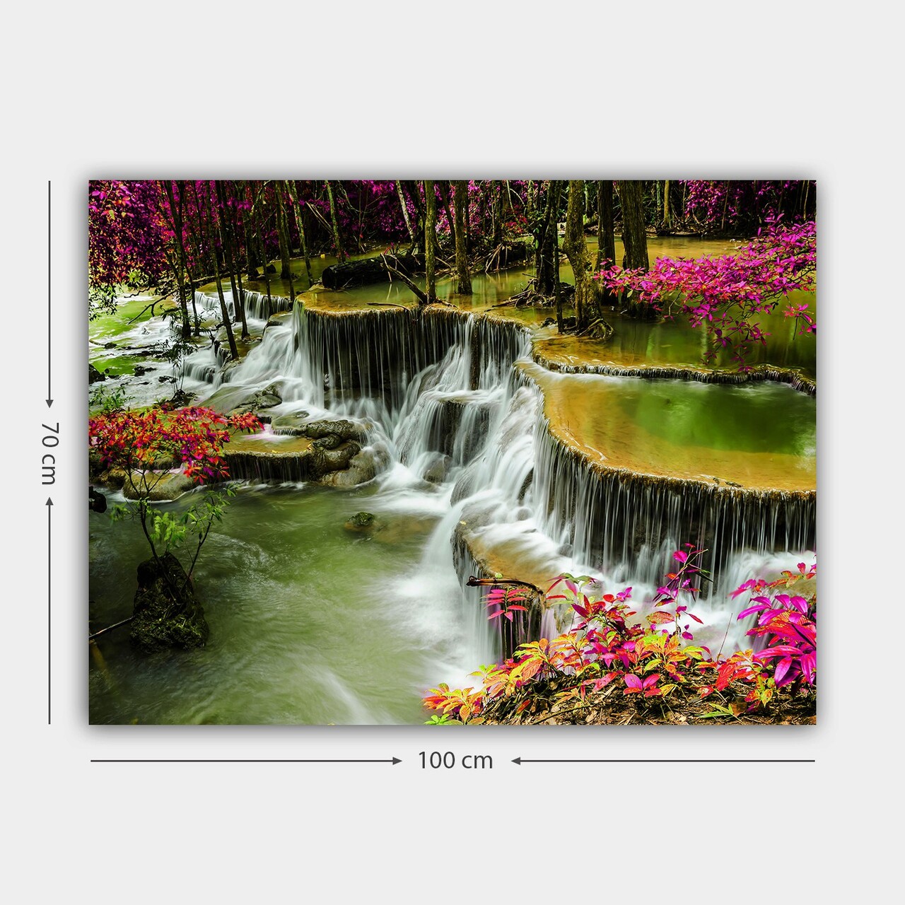 Tablou decorativ, 224177839_70100, Cadru: 100% LEMN (grosime: 3 cm), Multicolor - view 3