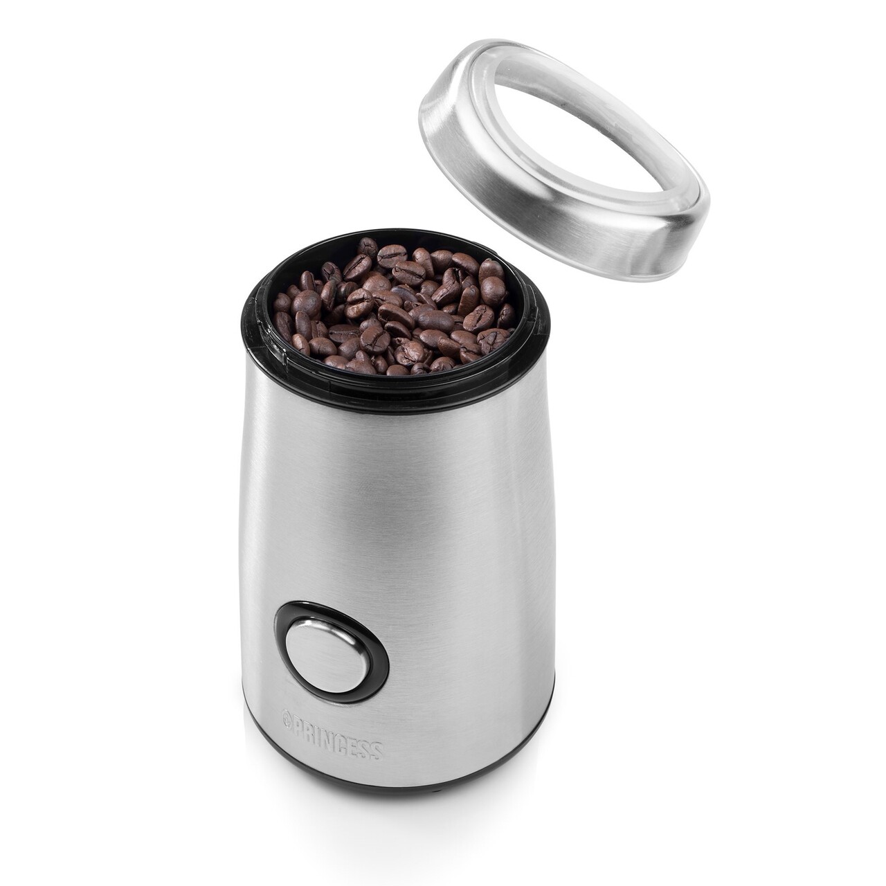 Rasnita electrica de cafea, 150W, 50g, "Deluxe", Argintiu - Princess - imagine 6