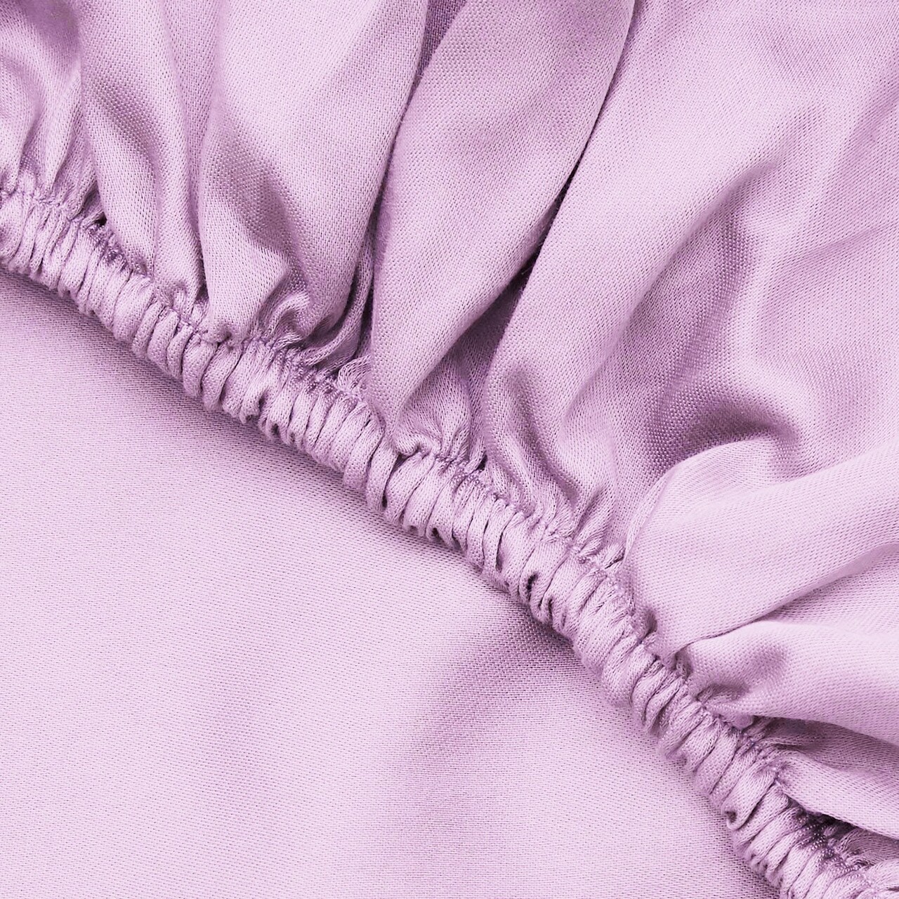 Cearceaf de pat cu elastic Ranforce Single Large (FR), L'essentiel Maison, Lilac, Lila - imagine 4