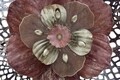 Decoratiune de perete, Flower Grid, Mauro Ferretti, 88.5x49.5 cm, fier
