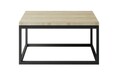 Masuta de cafea ELTAP, Moss, 65x65x36 cm, otel/PAL, negru/sonoma