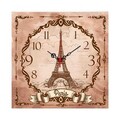 Ceas de perete, Msk-22, MDF, Dimensiune: 40 x 40 cm, Multicolor