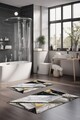 Set covorase de baie, Cartwright, CT-5054, Poliester, Multicolor