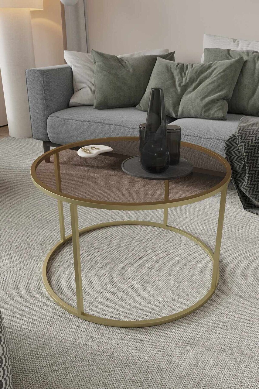 Masuta de cafea, Hanah Home, Royal, Aur / Bronz — imaginea 2