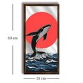 Tablou decorativ, Ahsalct-012, Cadru: 100% PVC (Grosime: 2 cm), Multicolor