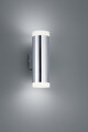 Aplica de perete Ray, TRIO, 5.2x8x16.6 cm, 4W, 2x SMD, plastic, argintiu