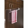 Suport usa pentru prosoape Wenko, 4 x 6 cm, inox, argintiu
