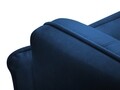 Fotoliu, Canna, Mazzini Sofas, 90x100x88 cm, catifea, albastru regal