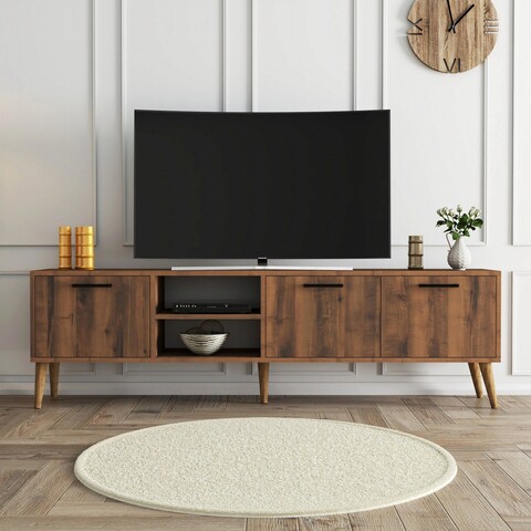Comoda tv, mezza, exxen, 180x53x35 cm, nuc