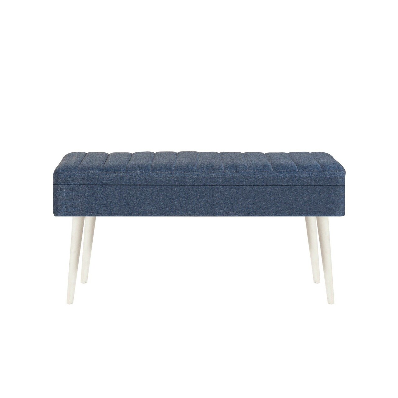 Set masa extensibila si scaune, Hanah Home, Vina 1048, Alb/Albastru inchis - imagine 7