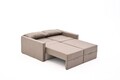 Canapea extensibilă cu 2 locuri, Balcab Home, 825BLC5415, Cadru: 100% LEMN DE BRAD, Maro